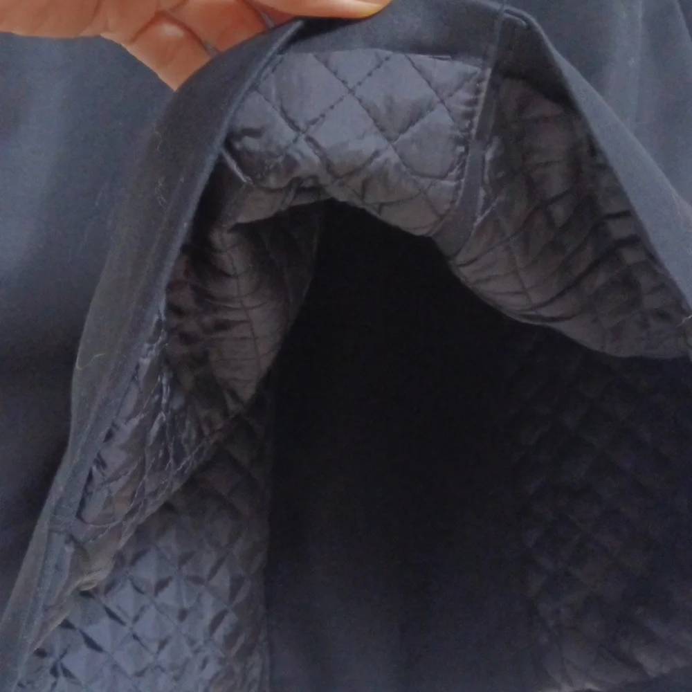 Ptp20" Zara Quilted Trench Coat In Black For Women - Picture 9 of 17